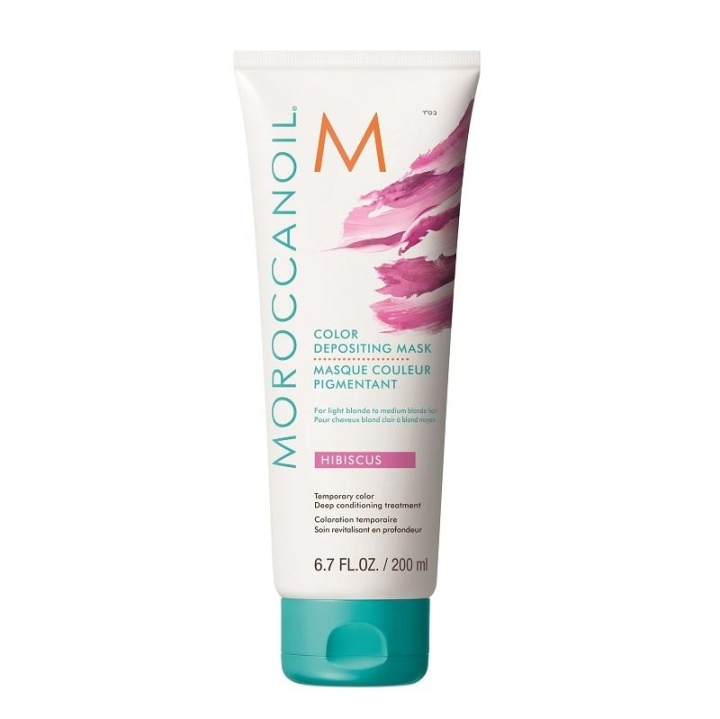 Moroccanoil Color Depositing Mask Hibiscus 200ml in de groep BEAUTY & HEALTH / Haar & Styling / Haarverzorging / Haarverf / Haarverf & Kleurbommen bij TP E-commerce Nordic AB (A12287)