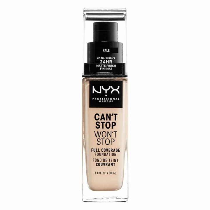 NYX PROF. MAKEUP Can\'t Stop Won\'t Stop Foundation - Pale in de groep BEAUTY & HEALTH / Makeup / Make-up gezicht / Foundation bij TP E-commerce Nordic AB (A12414)