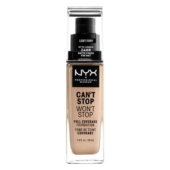 NYX PROF. MAKEUP Cant Stop Wont Stop Foundation - Light ivory in de groep BEAUTY & HEALTH / Makeup / Make-up gezicht / Foundation bij TP E-commerce Nordic AB (A12420)