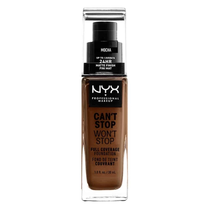 NYX PROF. MAKEUP Cant Stop Wont Stop Foundation - Mocha in de groep BEAUTY & HEALTH / Makeup / Make-up gezicht / Foundation bij TP E-commerce Nordic AB (A12423)