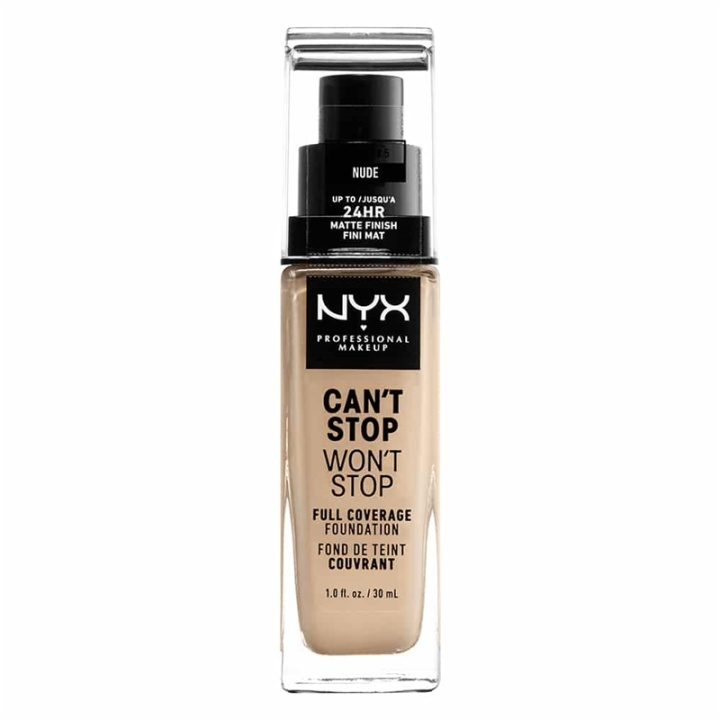 NYX PROF. MAKEUP Cant Stop Wont Stop Foundation - Nude in de groep BEAUTY & HEALTH / Makeup / Make-up gezicht / Foundation bij TP E-commerce Nordic AB (A12424)