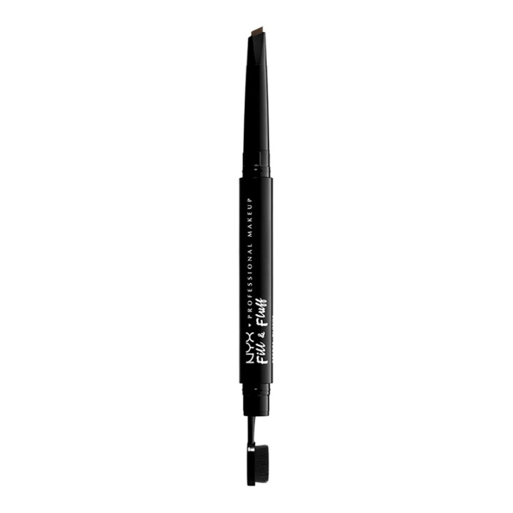 NYX PROF. MAKEUP Fill & Fluff Eyebrow Pomade Pencil - Ash Brown in de groep BEAUTY & HEALTH / Makeup / Ogen & Wenkbrauwen / Wenkbrauwpotloden bij TP E-commerce Nordic AB (A12471)