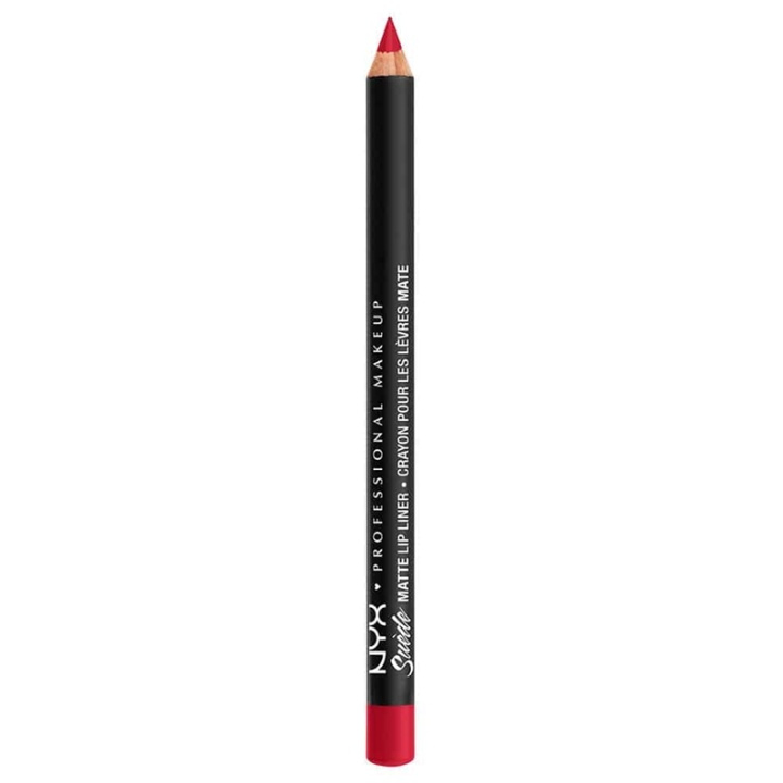 NYX PROF. MAKEUP Suede Matte Lipliner - Spicy in de groep BEAUTY & HEALTH / Makeup / Lippen / Lippen liner bij TP E-commerce Nordic AB (A12566)