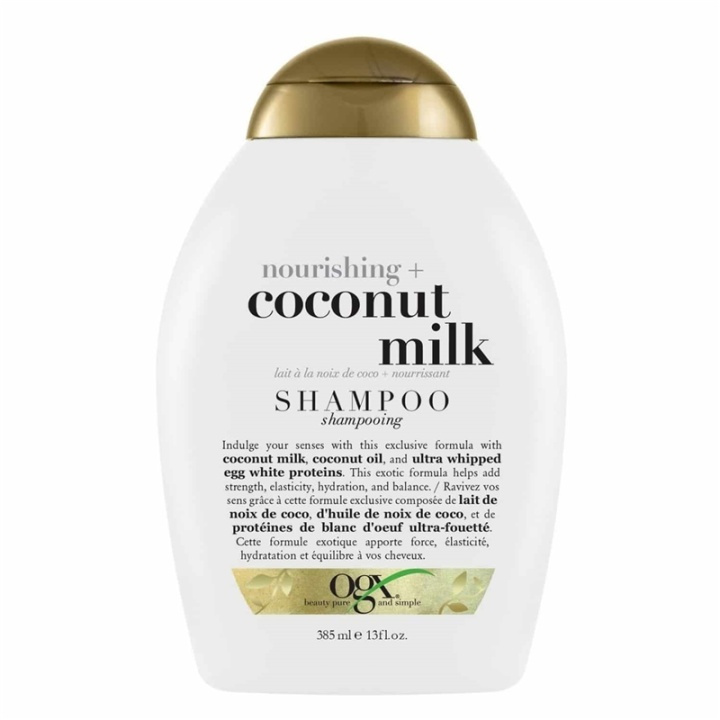 OGX Nourishing Coconut Milk Shampoo 385ml in de groep BEAUTY & HEALTH / Haar & Styling / Haarverzorging / Shampoo bij TP E-commerce Nordic AB (A12606)