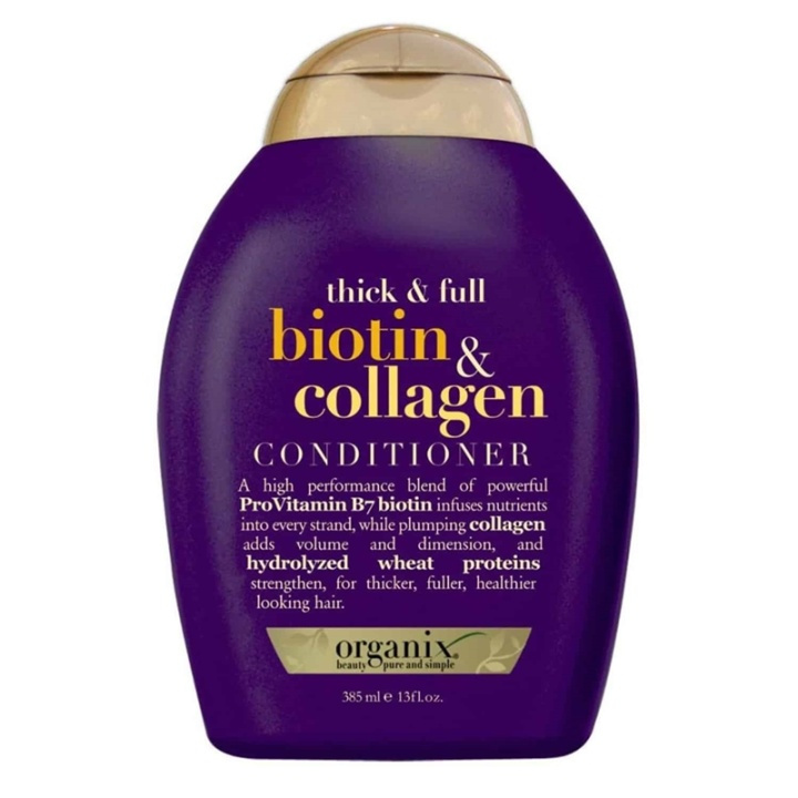 OGX Thick & Full Biotin & Collagen Conditioner 385ml in de groep BEAUTY & HEALTH / Haar & Styling / Haarverzorging / Conditioner bij TP E-commerce Nordic AB (A12608)