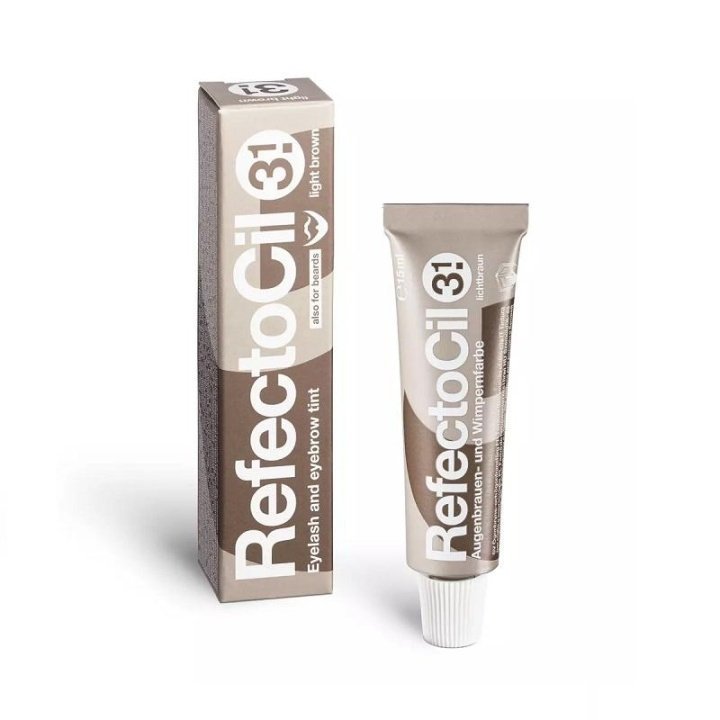 RefectoCil Eyelash and Eyebrow Tint Light Brown No. 3.1 - 15ml in de groep BEAUTY & HEALTH / Makeup / Ogen & Wenkbrauwen / Mascara bij TP E-commerce Nordic AB (A12838)