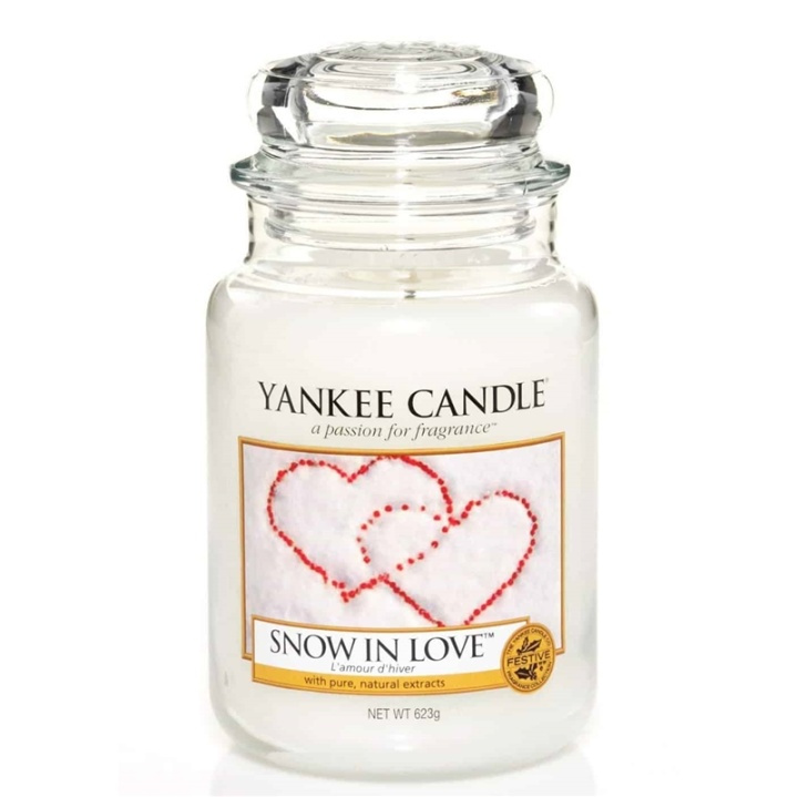 Yankee Candle Classic Large Snow In Love 623g in de groep BEAUTY & HEALTH / Geuren & Parfum / Overige geuren / Geurkaarsen bij TP E-commerce Nordic AB (A13271)