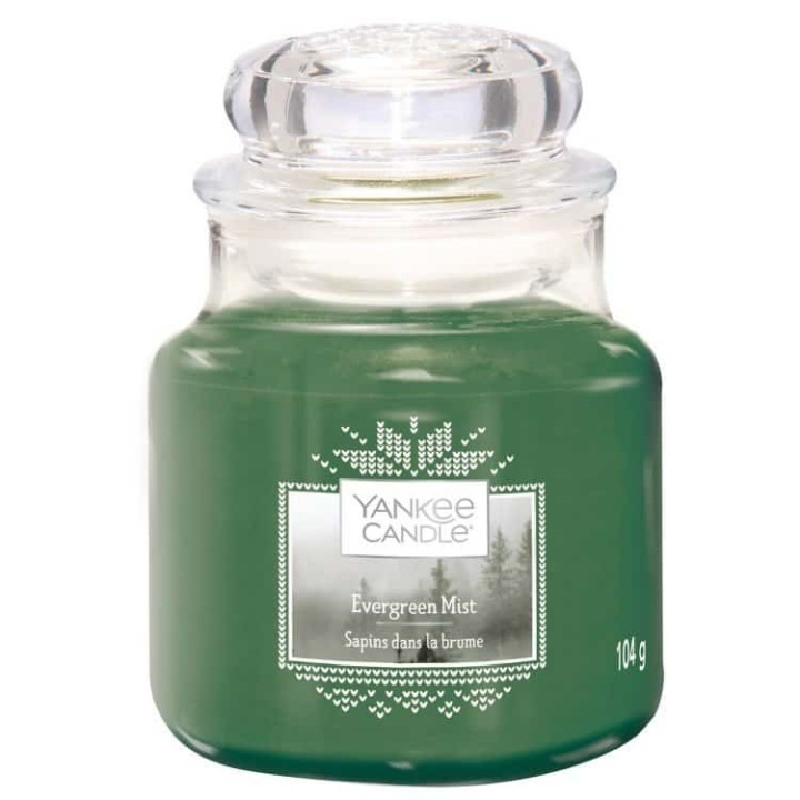 Yankee Candle Classic Small Jar Evergreen Mist 104g in de groep BEAUTY & HEALTH / Geuren & Parfum / Overige geuren / Geurkaarsen bij TP E-commerce Nordic AB (A13306)