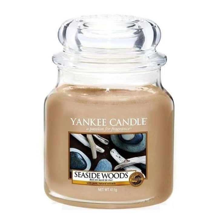 Yankee Candle Classic Small Jar Seaside Woods 104g in de groep BEAUTY & HEALTH / Geuren & Parfum / Overige geuren / Geurkaarsen bij TP E-commerce Nordic AB (A13315)