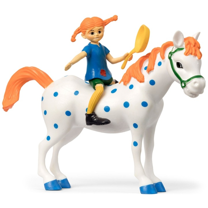 Pippi Pippi & Lilla Gubben Figurset in de groep SPEELGOED, KINDER- & BABYPRODUCTEN / Speelgoed / Figuren, Miniaturen & accessoires bij TP E-commerce Nordic AB (A13518)