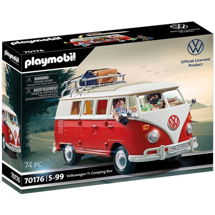 Playmobil Volkswagen T1 Folkabuss in de groep SPEELGOED, KINDER- & BABYPRODUCTEN / Speelgoed / Speelgoedauto\'s bij TP E-commerce Nordic AB (A13555)