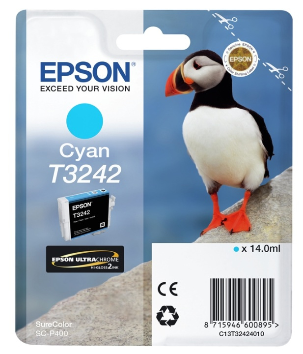 Epson SureColor T3242 Cyan in de groep COMPUTERS & RANDAPPARATUUR / Printers & Accessoires / Inkt & Toner / Inktpatronen / Epson bij TP E-commerce Nordic AB (A14143)