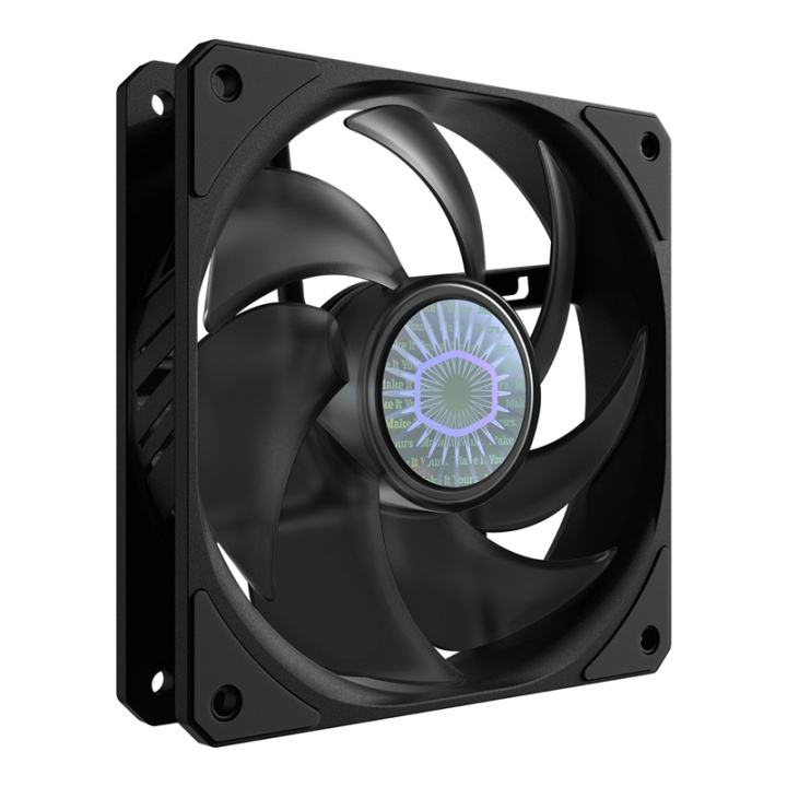 Cooler Master Sickleflow 120 Datorväska Fan 12 cm Svart in de groep COMPUTERS & RANDAPPARATUUR / Computeronderdelen / Koeling / Chassisventilatoren bij TP E-commerce Nordic AB (A14368)