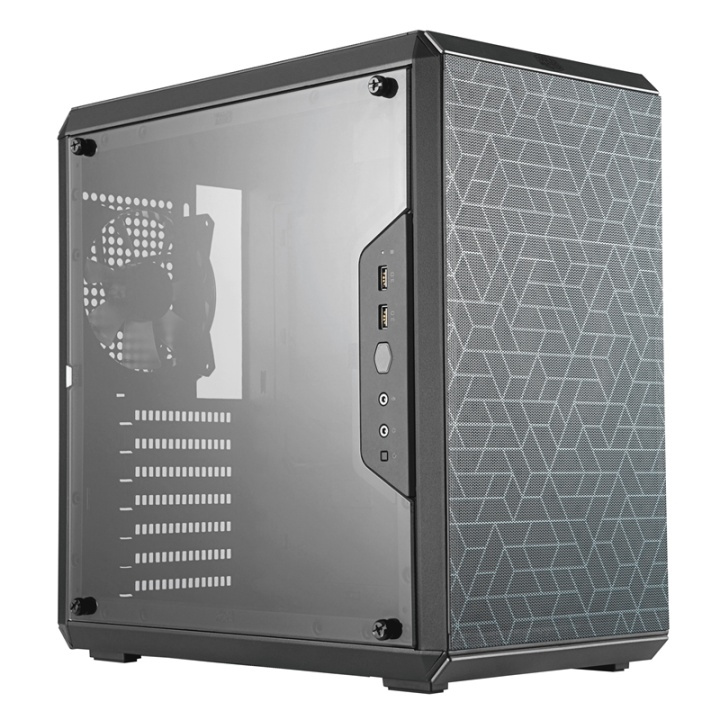 Cooler Master MasterBox Q500L Midi Tower Svart in de groep COMPUTERS & RANDAPPARATUUR / Computeronderdelen / Chassis bij TP E-commerce Nordic AB (A14526)