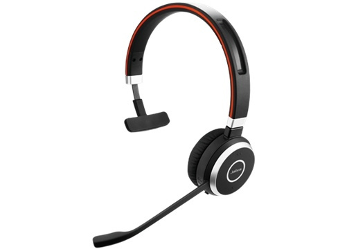 Jabra Evolve 40 MS Mono Headset Huvudband Svart in de groep COMPUTERS & RANDAPPARATUUR / GAMING / Koptelefoon bij TP E-commerce Nordic AB (A14855)