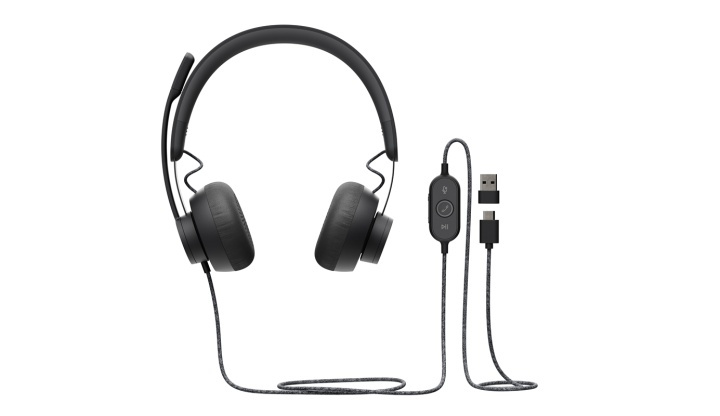 Logitech Zone Wired UC Headset Huvudband USB Type-C Svart in de groep COMPUTERS & RANDAPPARATUUR / GAMING / Koptelefoon bij TP E-commerce Nordic AB (A14879)