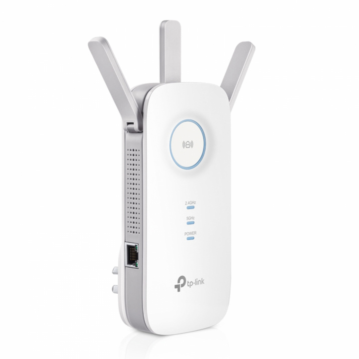 TP-LINK RE450 Nätverksrepeater Vit 10, 100, 1000 Mbit/s in de groep COMPUTERS & RANDAPPARATUUR / Netwerk / WiFi Extenders bij TP E-commerce Nordic AB (A15213)