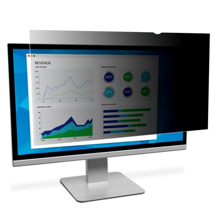 3M Sekretessfilter till widescreen-skärm 24 tum (16:10) in de groep COMPUTERS & RANDAPPARATUUR / Computermonitor / Overige bij TP E-commerce Nordic AB (A15396)