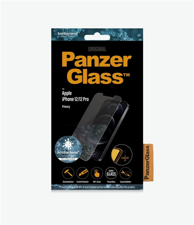 PanzerGlass P2708 skärmskydd Apple 1 styck in de groep SMARTPHONE & TABLETS / Mobielbescherming / Apple / Hobbykleuren / Screen Protectors bij TP E-commerce Nordic AB (A15498)