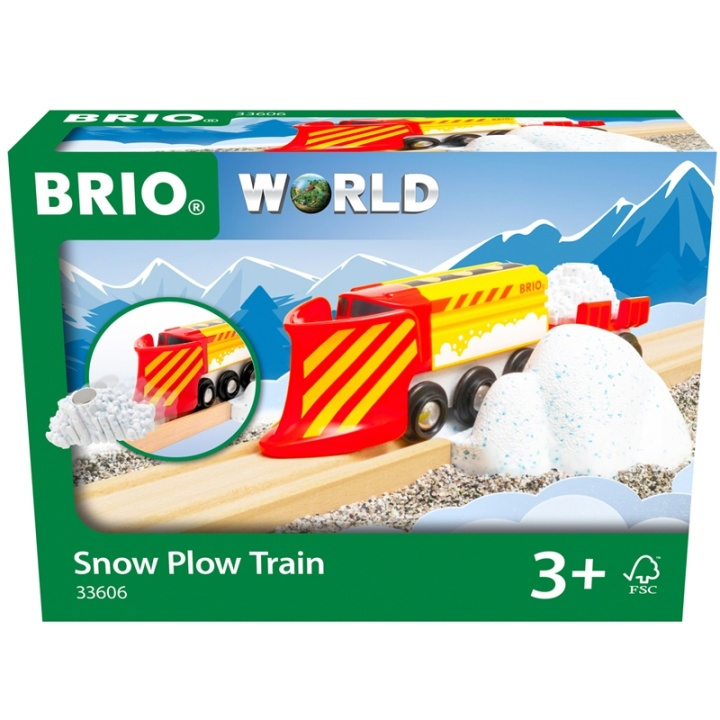 Brio 33606 Snow Plow Train in de groep SPEELGOED, KINDER- & BABYPRODUCTEN / Speelgoed / Bouwspeelgoed / Brio treinrails bij TP E-commerce Nordic AB (A17607)