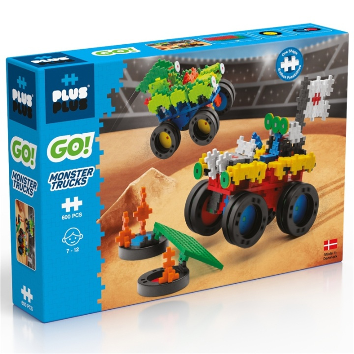 Plus-Plus Go! Monster Truck Set in de groep SPEELGOED, KINDER- & BABYPRODUCTEN / Speelgoed / Bouwspeelgoed / Bouwblokken bij TP E-commerce Nordic AB (A17986)