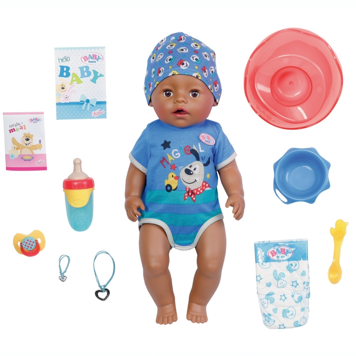 BABY Born Magic Boy Brown eyes 43cm in de groep SPEELGOED, KINDER- & BABYPRODUCTEN / Speelgoed / Docks & Accessoires bij TP E-commerce Nordic AB (A18274)