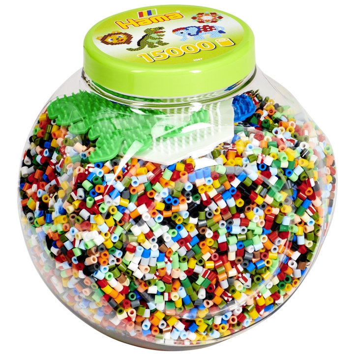 Hama Midi Beads 15000 pcs. Mix in T in de groep SPORT, VRIJE TIJD & HOBBY / Hobby / Kralen / Kraalborden & Kralen bij TP E-commerce Nordic AB (A18761)