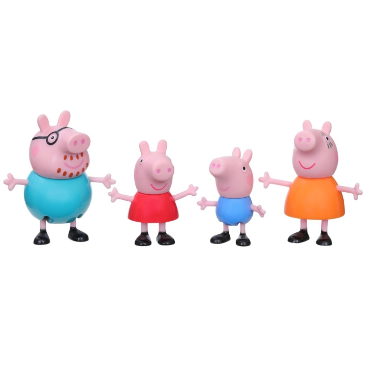 Hasbro Peppa Pig Peppa\'s Family 4-Pac in de groep SPEELGOED, KINDER- & BABYPRODUCTEN / Speelgoed / Figuren, Miniaturen & accessoires bij TP E-commerce Nordic AB (A18795)