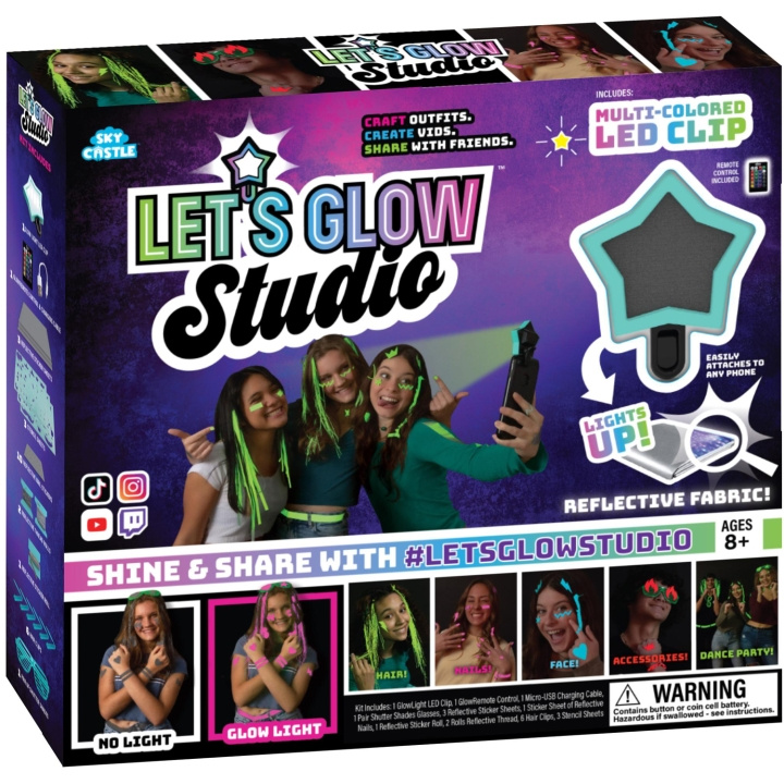 LETS GLOW LetsGlowStudio Starter Kit in de groep SPEELGOED, KINDER- & BABYPRODUCTEN / Speelgoed / Tekenen & Tellen bij TP E-commerce Nordic AB (A19024)