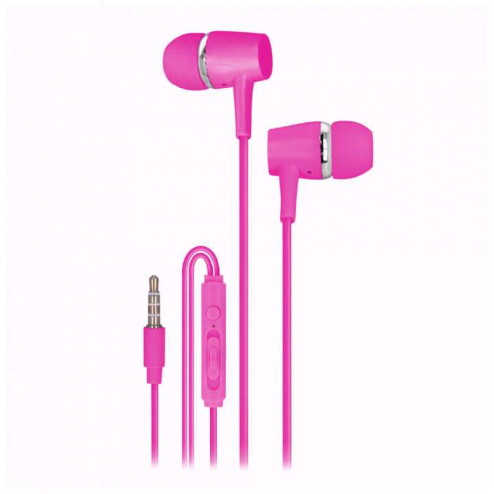 Setty Trådade hörlurar 3,5mm, Rosa in de groep HOME ELECTRONICS / Audio & Beeld / Koptelefoon & Accessoires / Koptelefoon bij TP E-commerce Nordic AB (A22501)