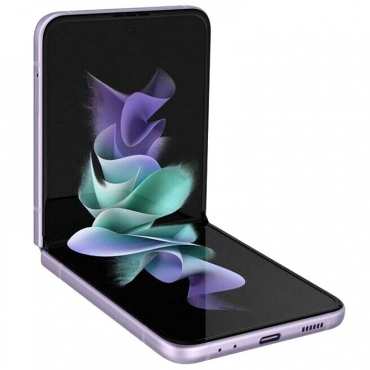 Samsung Galaxy Z Flip3 5G 128/8GB SM-F711B, Lavender in de groep SMARTPHONE & TABLETS / Mobiele telefoons & smartphones bij TP E-commerce Nordic AB (A22506)