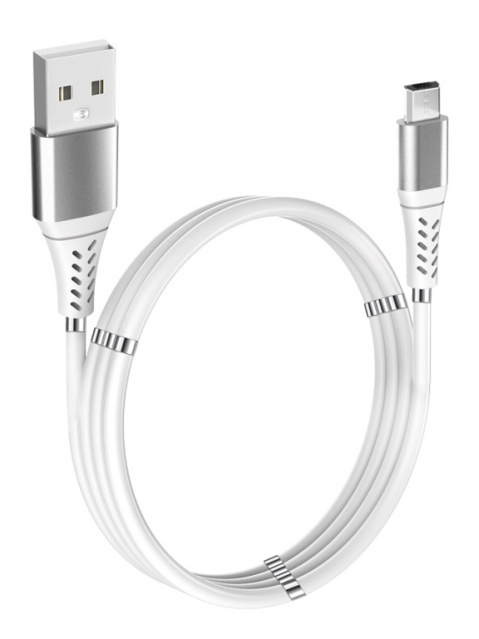 GadgetMonster Magnetisk USB-A-Mikro-USB laddkabel, 1m in de groep SMARTPHONE & TABLETS / Opladers & Kabels / Kabels / Kabels microUSB bij TP E-commerce Nordic AB (A22565)