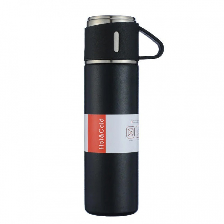 Herzberg HG-04210: Roestvrijstalen Vacuüm Geïsoleerde Reisthermosfles - 500 ml in de groep SPORT, VRIJE TIJD & HOBBY / Buitenrecreatie / Thermosflessen & Waterflessen bij TP E-commerce Nordic AB (A22609)