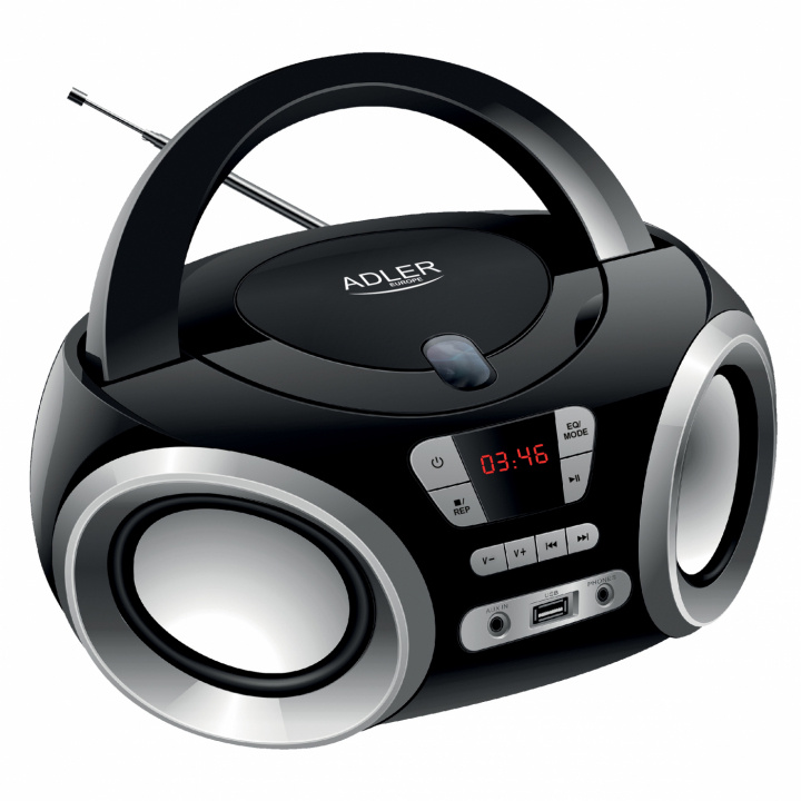 Adler AD 1181 CD Boombox in de groep HOME ELECTRONICS / Audio & Beeld / Thuisbioscoop, Hifi en Draagbaar / Compacte stereo- en platenspelers bij TP E-commerce Nordic AB (A22643)