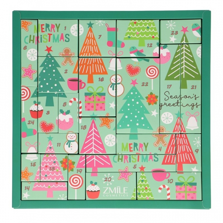 Zmile Cosmetics Beauty Advent Calendar Puzzle ‘Pinetrees’ in de groep SPEELGOED, KINDER- & BABYPRODUCTEN / Speelgoed / Adventkalender bij TP E-commerce Nordic AB (A22678)