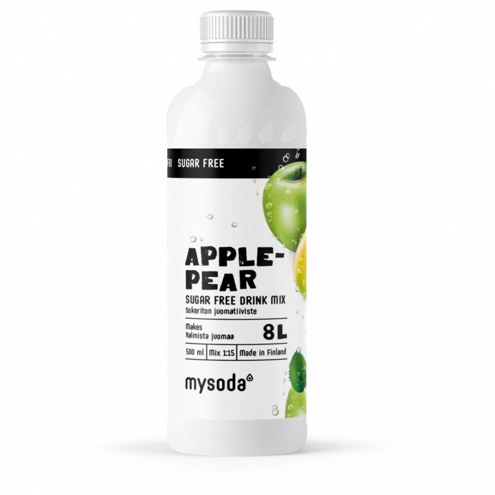 Mysoda Apple & Pear Sugar Free 500 ml - Ger 8L dryck in de groep HUISHOUDEN & TUIN / Huishoudelijke apparaten / Water & Sap / Carbonatatiemachines / Smaken bij TP E-commerce Nordic AB (A22690)