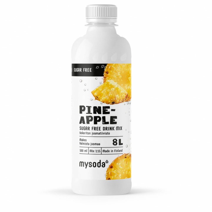 Mysoda Pineapple Sugar Free 500 ml - Ger 8L dryck in de groep HUISHOUDEN & TUIN / Huishoudelijke apparaten / Water & Sap / Carbonatatiemachines / Smaken bij TP E-commerce Nordic AB (A22691)