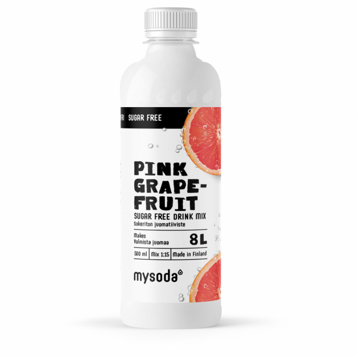 Mysoda Pink Grapefruit Sugar Free 500 ml - Ger 8L dryck in de groep HUISHOUDEN & TUIN / Huishoudelijke apparaten / Water & Sap / Carbonatatiemachines / Smaken bij TP E-commerce Nordic AB (A22692)