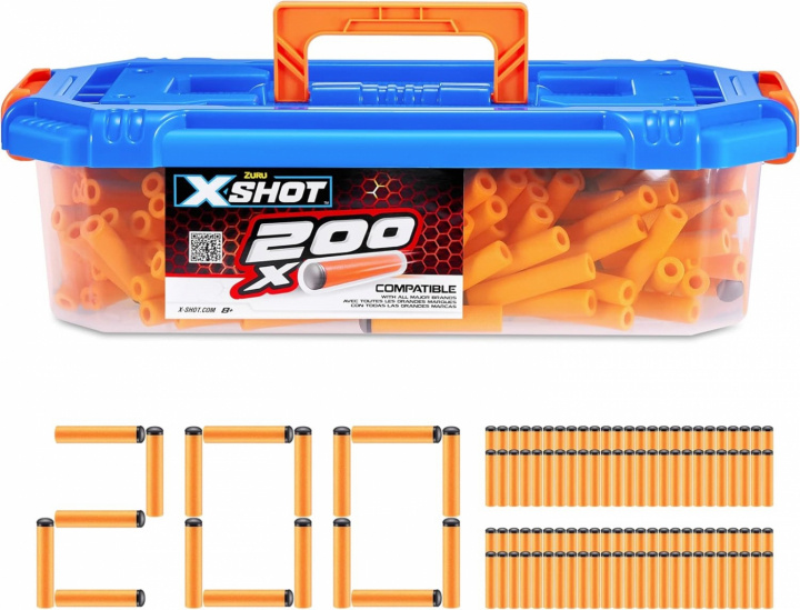 Zuru X-Shot Extra pilar, 200st in de groep SPEELGOED, KINDER- & BABYPRODUCTEN / Speelgoed / Actie spel bij TP E-commerce Nordic AB (A22720)