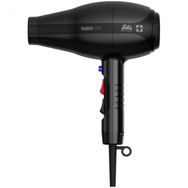 Solis Swiss Air Black 360° Hairdryer in de groep BEAUTY & HEALTH / Haar & Styling / Stylingtools / Haardroger bij TP E-commerce Nordic AB (A22739)