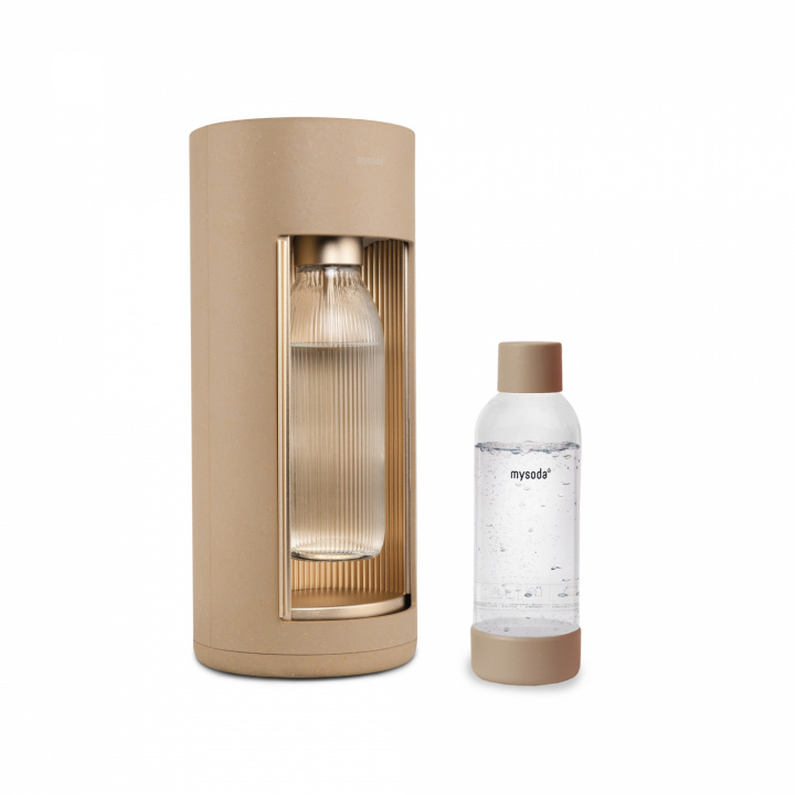 Mysoda Glassy sparkling water maker, Latte in de groep HUISHOUDEN & TUIN / Huishoudelijke apparaten / Water & Sap / Carbonatatiemachines / Carbonatatiemachines bij TP E-commerce Nordic AB (A22776)