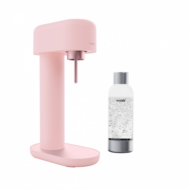 Mysoda Ruby 2 Sparkling Water maker, Pink in de groep HUISHOUDEN & TUIN / Huishoudelijke apparaten / Water & Sap / Carbonatatiemachines / Carbonatatiemachines bij TP E-commerce Nordic AB (A22784)