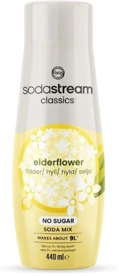 SodaStream Elderflower No Sugar 440ml in de groep HUISHOUDEN & TUIN / Huishoudelijke apparaten / Water & Sap / Carbonatatiemachines / Smaken bij TP E-commerce Nordic AB (A22814)