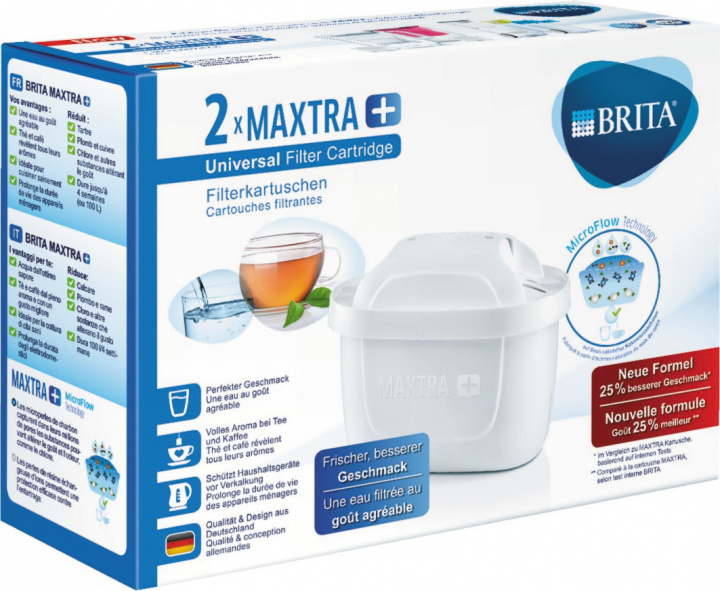 BRITA Waterfilter BRITA Maxtra, 2 stuks in de groep HUISHOUDEN & TUIN / Keukengerei / Overige keukengereedschap bij TP E-commerce Nordic AB (A22864)