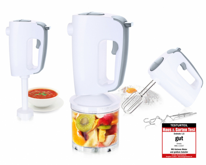 Emerio Hand Mixer Set HMS-113257.11 in de groep HUISHOUDEN & TUIN / Huishoudelijke apparaten / Keukentools & -apparatuur / Mixers & Blenders bij TP E-commerce Nordic AB (A23157)