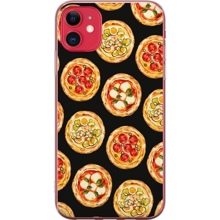 Mobiele hoes voor Apple iPhone 11 met Pizza ontwerp in de groep SMARTPHONE & TABLETS / Mobielbescherming / Apple / Lippenstift bij TP E-commerce Nordic AB (A50040)