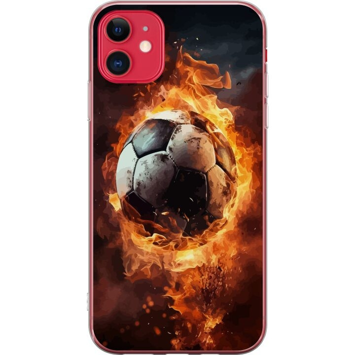 Mobiele hoes voor Apple iPhone 11 met Voetbal ontwerp in de groep SMARTPHONE & TABLETS / Mobielbescherming / Apple / Lippenstift bij TP E-commerce Nordic AB (A50048)