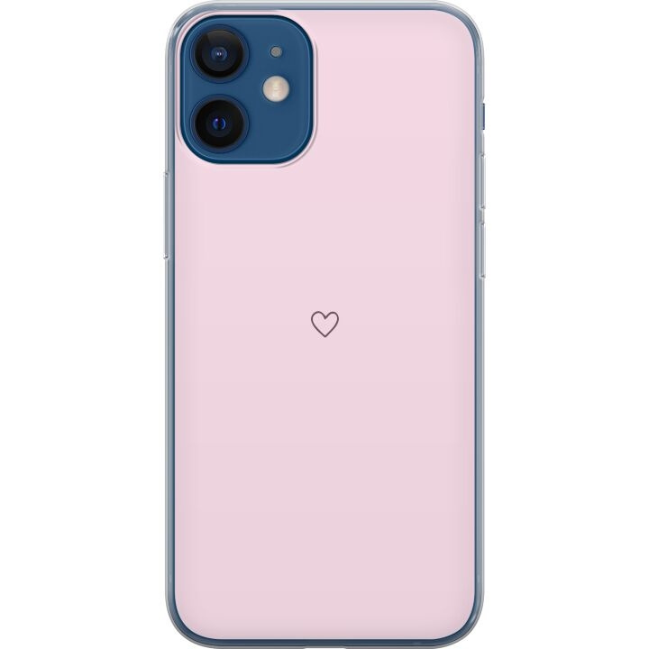 Mobiele hoes voor Apple iPhone 12 met Hart ontwerp in de groep SMARTPHONE & TABLETS / Mobielbescherming / Apple / Hobbykleuren bij TP E-commerce Nordic AB (A50208)