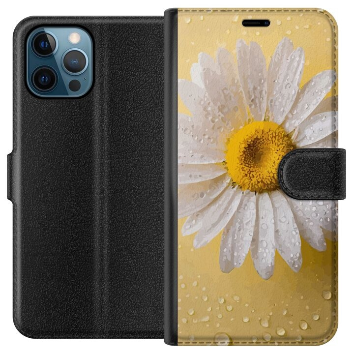 Portemonnee-hoesje voor Apple iPhone 12 Pro met Porseleinbloem ontwerp in de groep SMARTPHONE & TABLETS / Mobielbescherming / Apple / Hobbykleuren bij TP E-commerce Nordic AB (A50270)