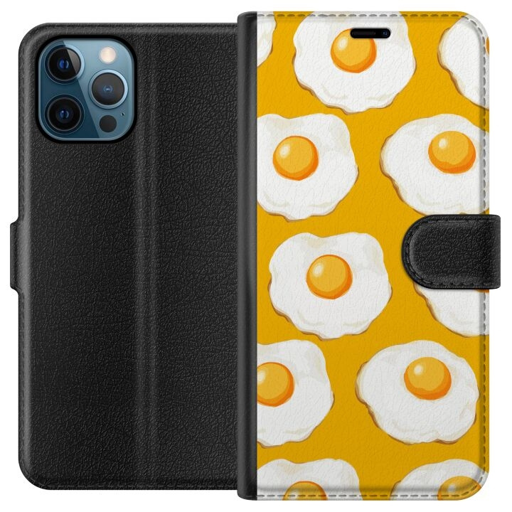 Portemonnee-hoesje voor Apple iPhone 12 Pro met Gebakken ei ontwerp in de groep SMARTPHONE & TABLETS / Mobielbescherming / Apple / Hobbykleuren bij TP E-commerce Nordic AB (A50272)